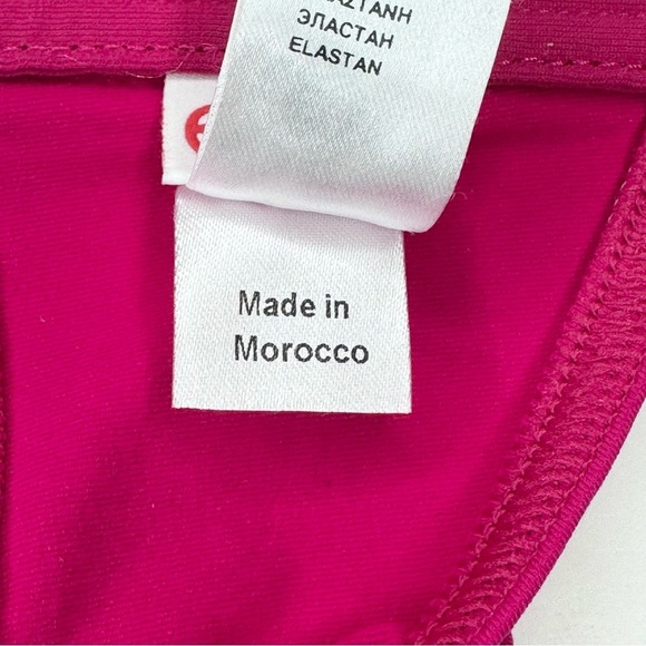 NWT ERES “Compact Stud” Full Cup Triangle Bikini Top with Braided Circle Pink - Picture 14 of 16